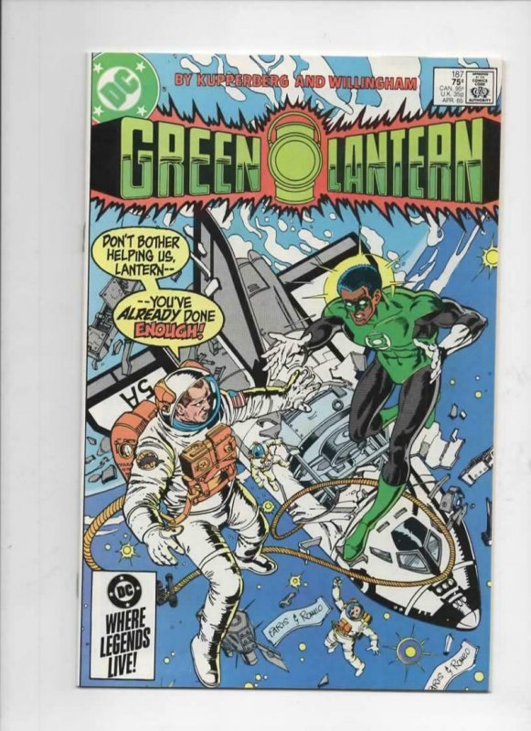 GREEN LANTERN #187, VF/NM, Space Shuttle, 1960 1985, more DC in store