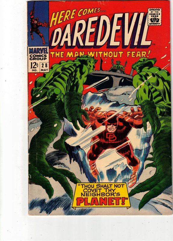 Daredevil #28 1967  Covet Thy Neighbors Planet! High-Grade VF/NM Utah CERT Wow