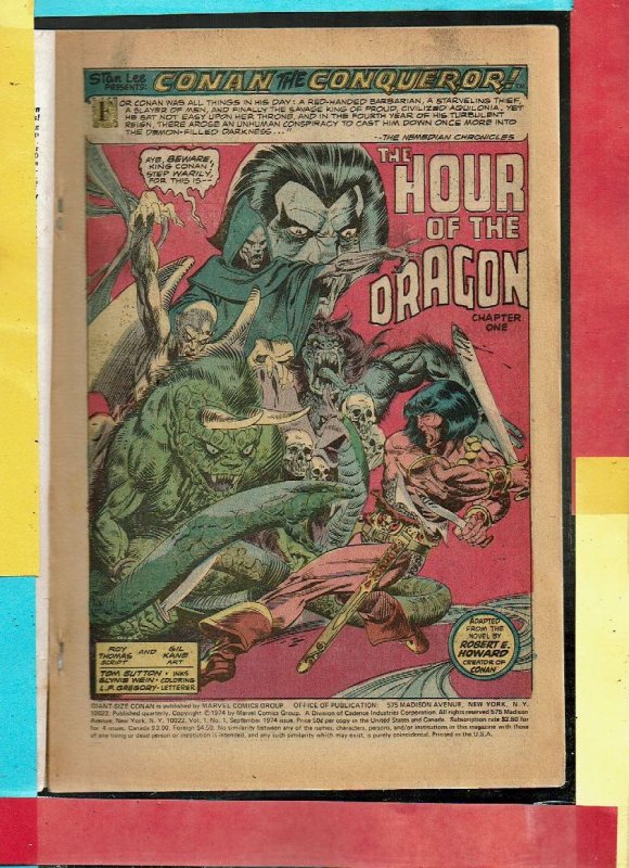 GIANT SIZE CONAN THE BARBARIAN 1