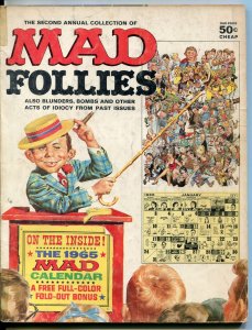 Second Annual Collection Of Mad Follies Magazine-1964-Wood-Drucker-Rickard-VG