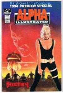 Alpha Illustrated #0 Preview Special Alpha Productions Comics March 1994 (FN)