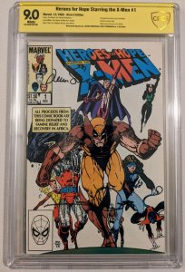 Heroes For Hope X-Men #1 CBCS 9.0 Signed By Walt And Louise Simonson Charity