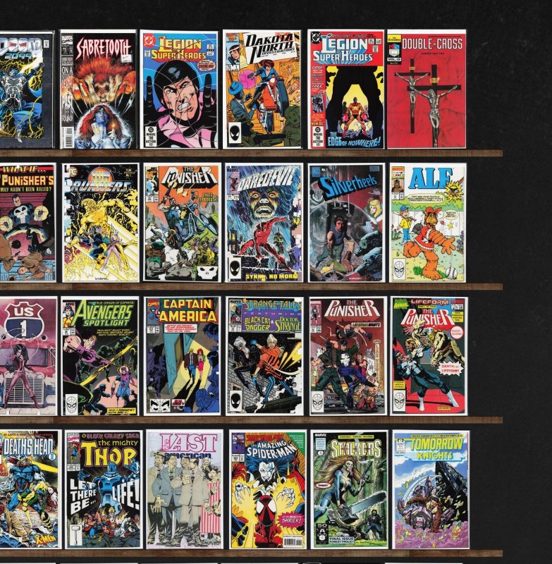 Huge Lot 150+ Comics with The Punisher, Thor, Secret Defenders & More!