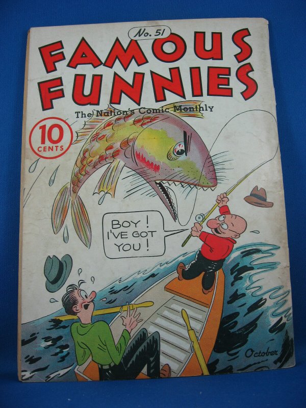 FAMOUS FUNNIES 51 VG+  Buck Rogers 1938