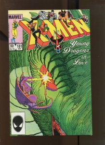 UNCANNY X-MEN #181 - DIRECT EDITION - YOUNG DRAGONS IN LOVE (9.2) 1984