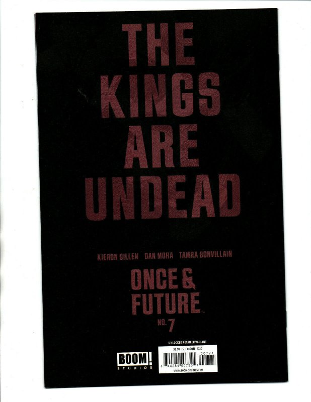 Once & Future #7 Jenny Frison Virgin Variant - Gillen - Mora -Boom - NM
