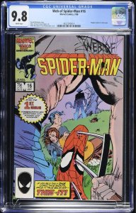 Web of Spider-Man #16 (7/86) Graded CGC 9.8