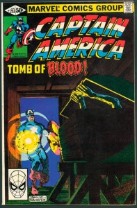 Captain America 253 VF 8.0 3rd Union Jack Marvel 1981