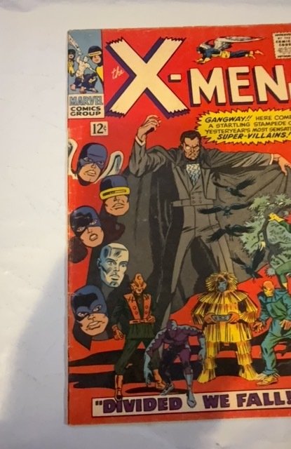 The X-Men #22 (1966)Divided we fall count nefaria spinebreaks/cover wear