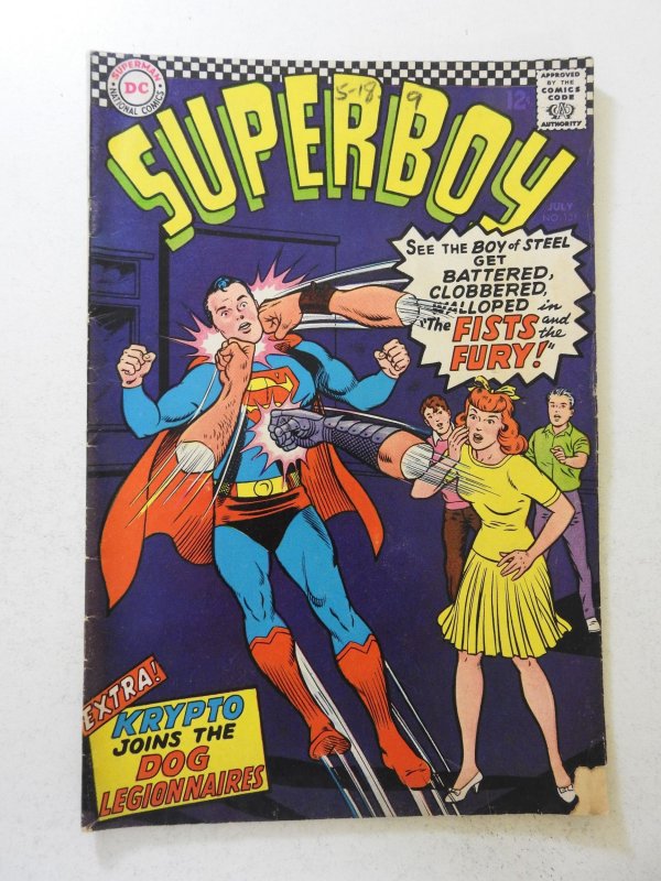 Superboy #131 (1966) GD/VG Condition moisture stains, ink fc