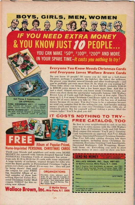 Prince Namor The Sub-Mariner # 6 VG+ Marvel 1968 [D3]