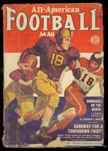 ALL-AMERICAN FOOTBALL FALL 1953-GEORGE GROSS-L RAVIELLI G/VG