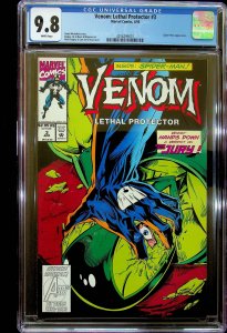 Venom: Lethal Protector #3 Direct Edition (1993) - CGC 9.8 - Cert#4256299001
