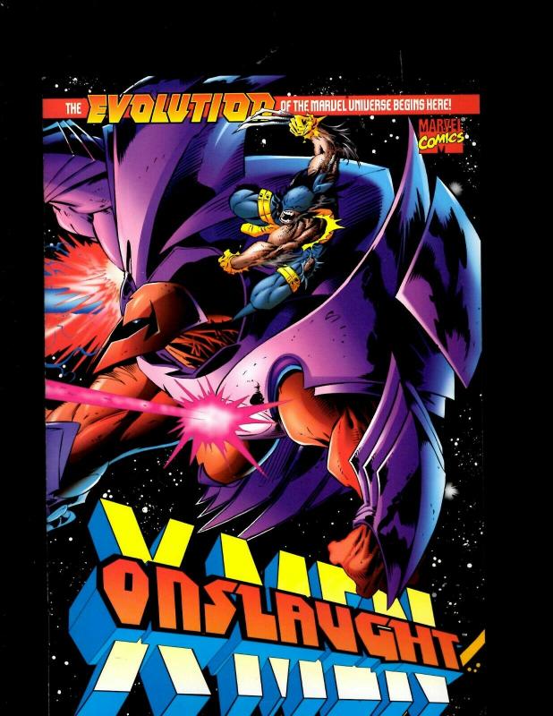 11 Comics Marvel Onslaught, Epilogue, X-Men, Powerline #1 2 3 4 5 6 7 8 JF25 