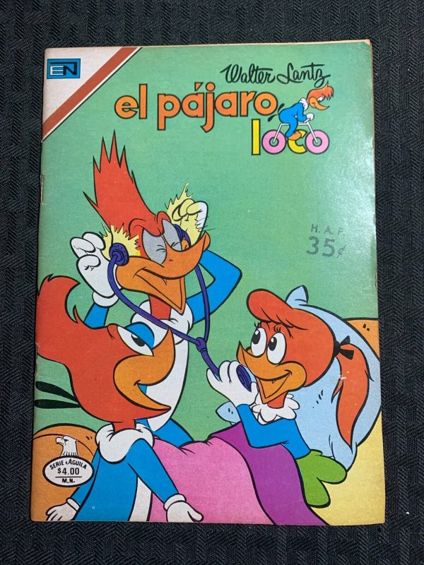 1980 EL PAJARO LOCO Spanish Digest Comic #2-586 VG+ 4.5 Woody Woodpecker