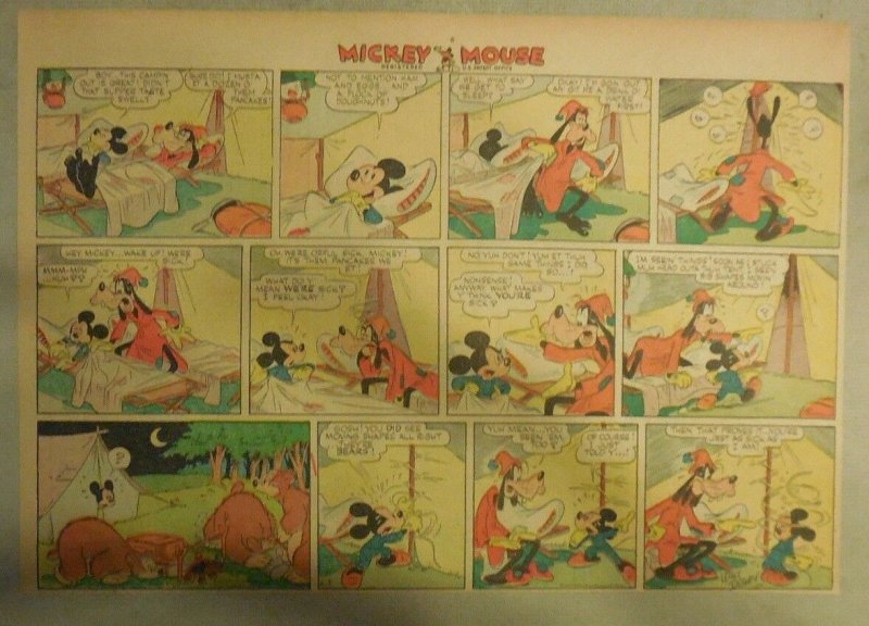 Details about  / Mickey Mouse Sunday Page by Walt Disney from 6//1//1941 Tabloid Page Size