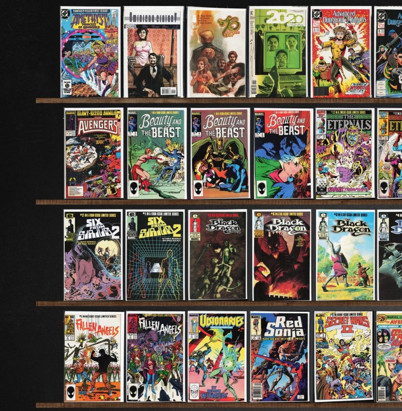 Huge Lot 140+ Comics with Dc Comics Presents, Eternals & More!