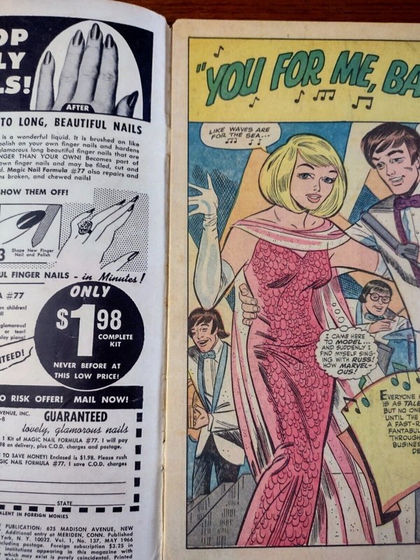 MILLIE THE MODEL #137 G/VG 3.0 1966 Silver Age Comic Book