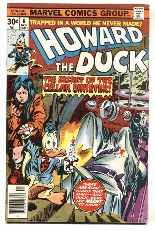 HOWARD THE DUCK #6 1976-MARVEL-FRANK BRUNNER-comic book