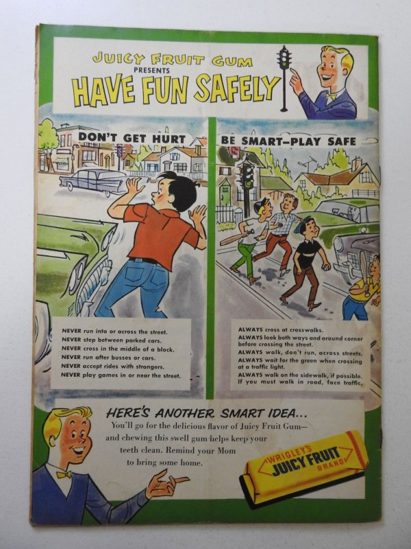 The Lone Ranger #122 (1958) VG- Condition moisture stain