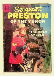 Sergeant Preston of the Yukon #23 (May-Jun 1957, Dell) - Good- 