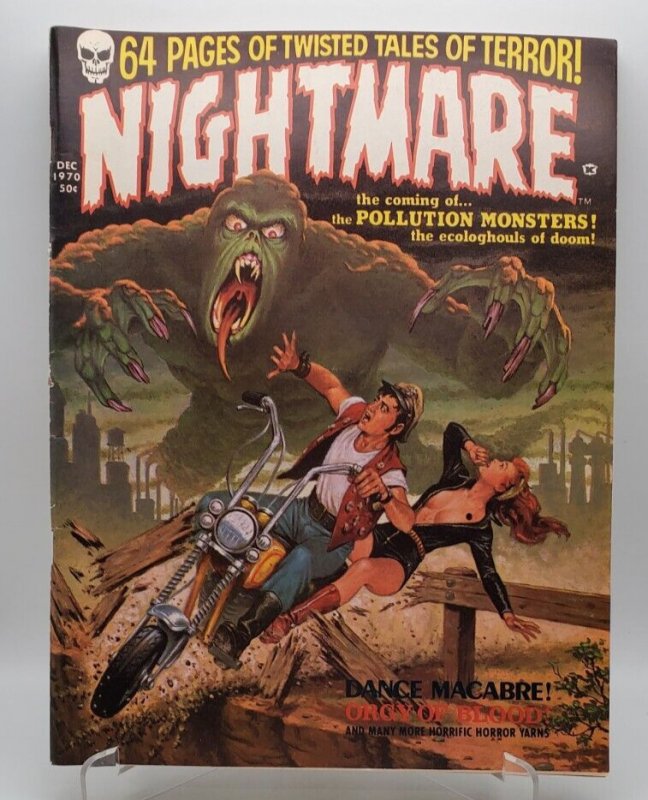 Nightmare #1 Skywald Comic Magazine Bill Everett, Don Heck & Syd Shores art