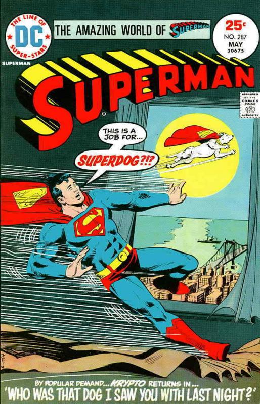 Superman (1st Series) #287 VG; DC | low grade comic - save on shipping - details