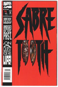 Sabretooth #1 (1993) Sabretooth newsstand edition