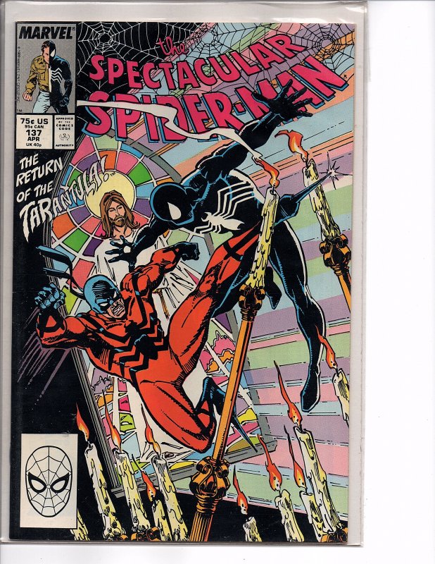 Marvel Comics The Spectacular Spider-Man #137 Sal Buscema Art Tarantula