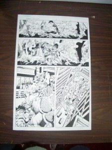 COMMON GROUNDS #3 PG 2--ORIGINAL COMIC ART--DAN JURGENS FN