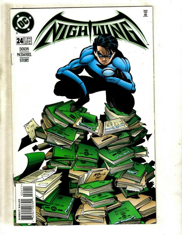 Lot Of 10 DC Comics Nightwing 21 22 23 24 25 26(2) 29 30 31 Batman J343