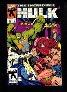 Incredible Hulk (1962) #404 Juggernaut Avengers!