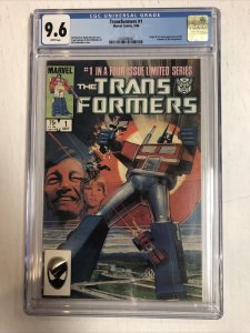 Transfomers (1984) # 1 (CGC 9.6) Direct Edition | 1st App Transformers