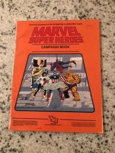 Marvel Super Heroes Campaign Book & Judge's Screen MHAC-1 6852 TSR D&D RPG JW1