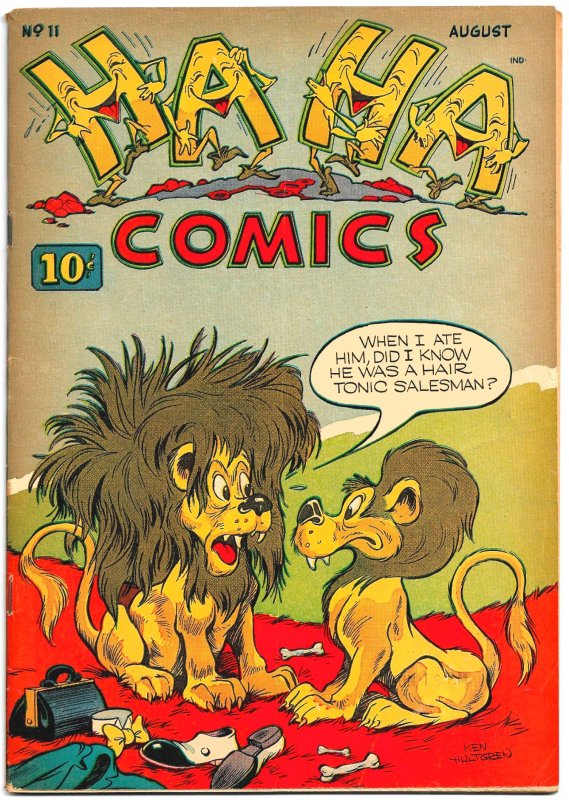 HA HA COMICS #11 (Aug1944) 5.0 VG/FN   Funny Animals! Ken Hultgren, Jim Tyer !