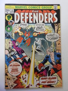 The Defenders #8 (1973) FN/VF condition