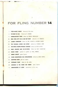Fling Digest #14 1959- Russ Meyer- June Wilkinson