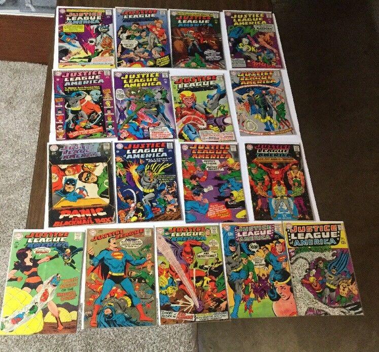 Justice League Of America 40 44 45 46 47 49 50 53 55 56 57 60 62 63 64 66 68 Vg