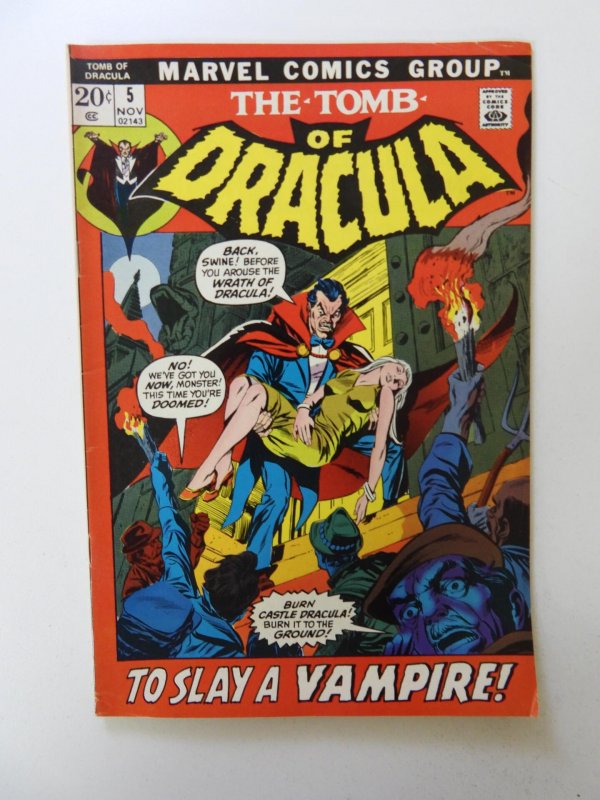 Tomb of Dracula #5 (1972) FN+ condition