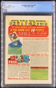 The Incredible Hulk Annual #1 (1968) CGC 8.5 Universal