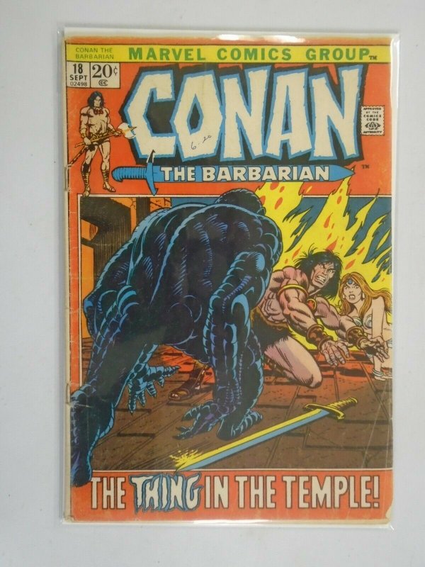 Conan the Barbarian #18 3.0 GD VG (1972 Marvel)