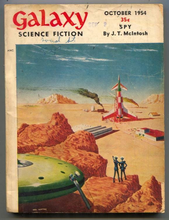 Galaxy Science Fiction October 1954- Philip K Dick VG