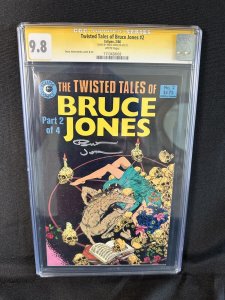 Twisted Tales of Bruce Jones #2 (1986 Eclipse Comics) CGC SS 9.8 Signed by B.J.