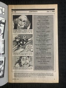 1984 AMAZING HEROES Comic Magazine #38 FN 6.0 Wendy & Richard Pini / Nova