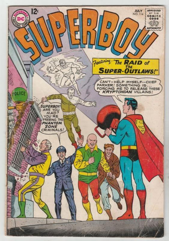 Superboy #114 (Jul-64) VG Affordable-Grade Superboy