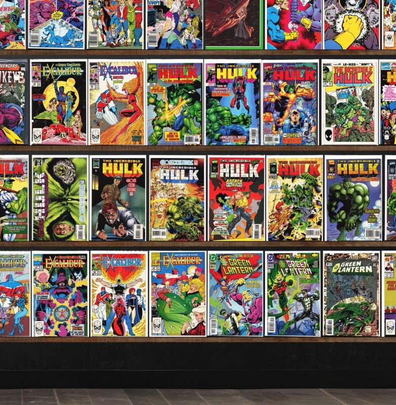 Huge Lot 150+ Comics with The Incredible Hulk, Excalibur, Haywire & More!
