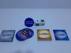 DC UNIVERSE HERO DICE, JLA DICE & DC HEROCLIX HYPERTIME GAME - FREE SHIPPING