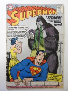 Superman #127 (1959) GD- Condition see description