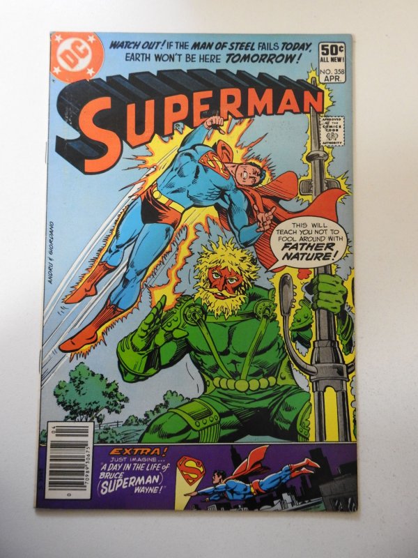 Superman #358 (1981) FN+ Condition