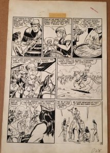 JOHNNY CRAIG original art, GUNFIGHTER #7, 6 PAGES full story ,1949, BUCKSKIN KID